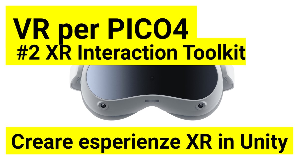 Secondo episodio del tutorial dedicato alla creazione di esperienze XR in Unity per il nuovo visore della ByteDance, Pico 4

youtube.com/watch?v=97LmVy… #pico4 #unity #unityxr #unity3d #virtualreality #vr #xr

bit.ly/3FYgV1z