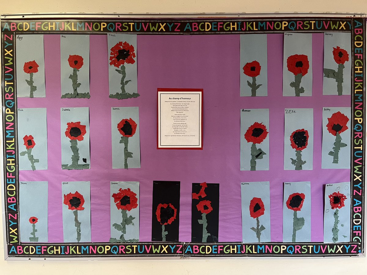 Remembering 🌺 in our K-2 wing.