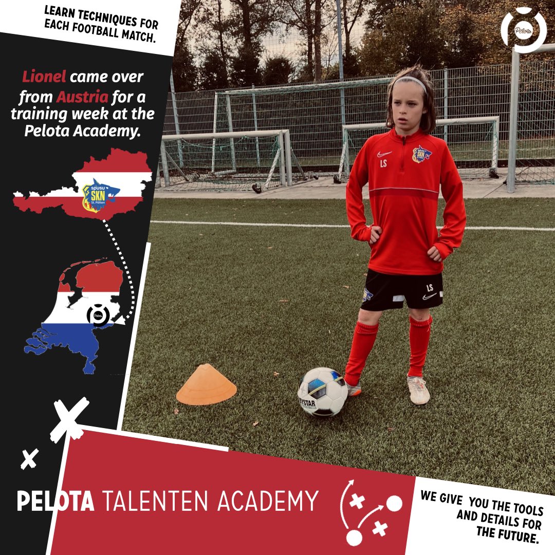 Meer buitenlandse-talentvolle spelers willen trainen volgens de Pelota-methode. Dit keer Talentvolle speler Lionel uit Oostenrijk 🇦🇹 die een trainingsweek draait bij Pelota 📈 

Pelota.nl 

#talentontwikkeling #voetbalnieuws