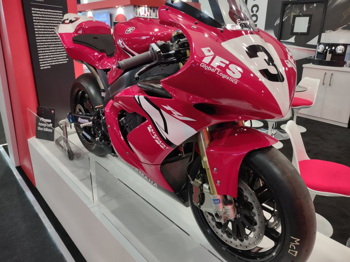 StevieRRN's tweet photo. TBT Motorcycle Live 2021, #yamaha, #ttwinner https://t.co/vzd9BokfR6