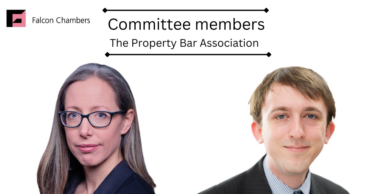 FalconChambers1's tweet photo. We are delighted that Stephanie Tozer KC and Toby Boncey were re-elected as committee members of the #Property Bar Association
@propertybar
#PropertyLaw #FalconChambers
#PropertyBarristers https://t.co/t4jqUZvYmS