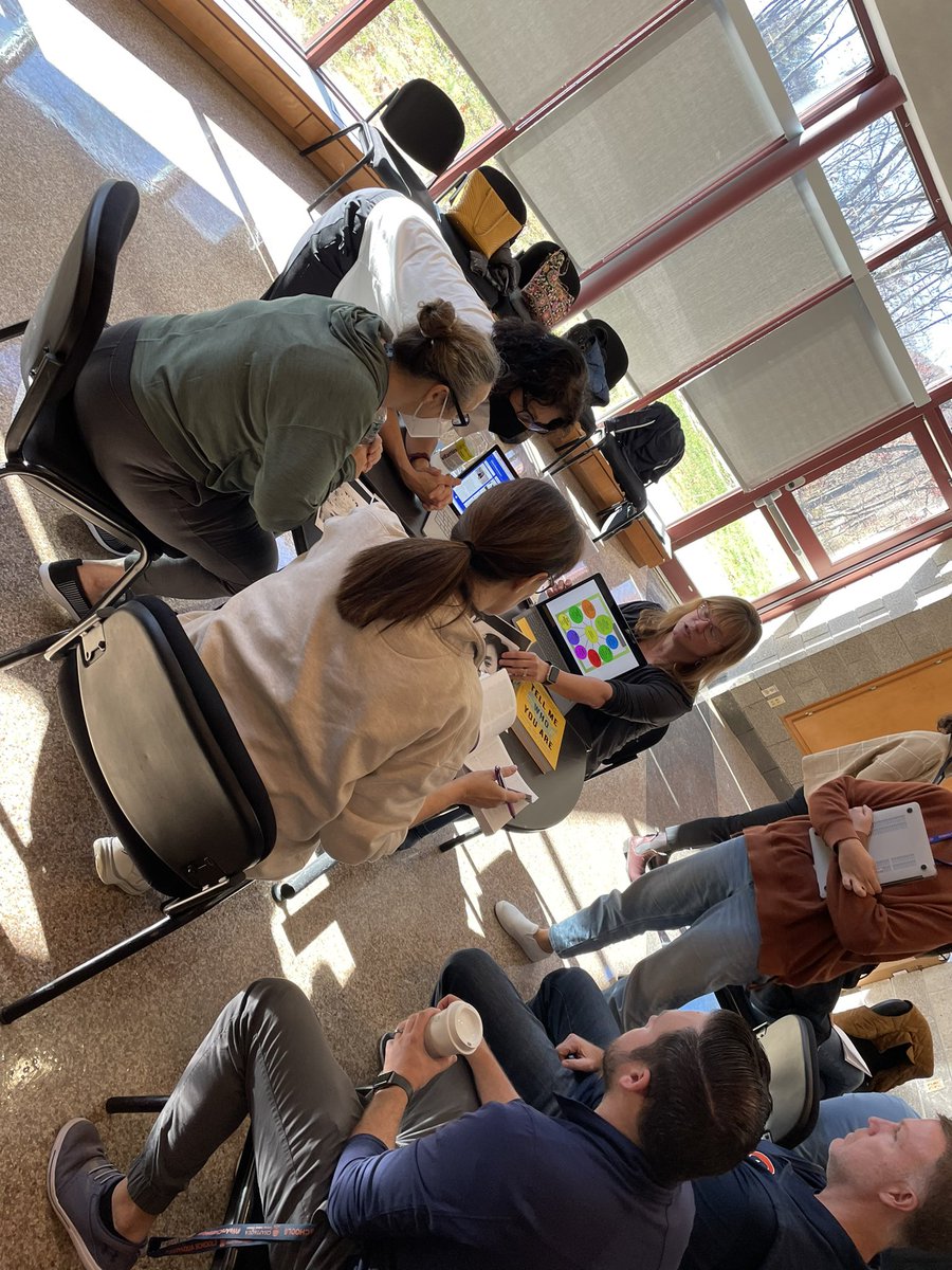 Esmoskowitz's tweet photo. #PotLuckPD is Poppin’ in our #WeAreChappaqua Superintendent’s Conference Day. We have @UNGlobalPR goals, #VR #CulturalComptency through #MusicEd & how we cultivate #racialliteracy. So inspired! @FernandoReimers @DrAPease @chackerman1 @jculwellblock @MaryDevane2 https://t.co/UNAQ5gcoYR