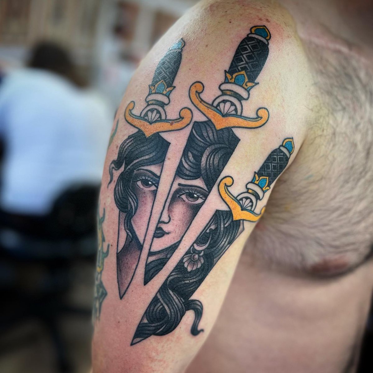 Vlad has had an opening next week Tuesday all day! He also has some wicked flash on his instagram @TattoosbyVlado #tattooideas #daggertattoo #traditionaltattoo #uktta #realtattoo #boldwillhold #boldtattoos#oldlines #skinartmag #traditionalart