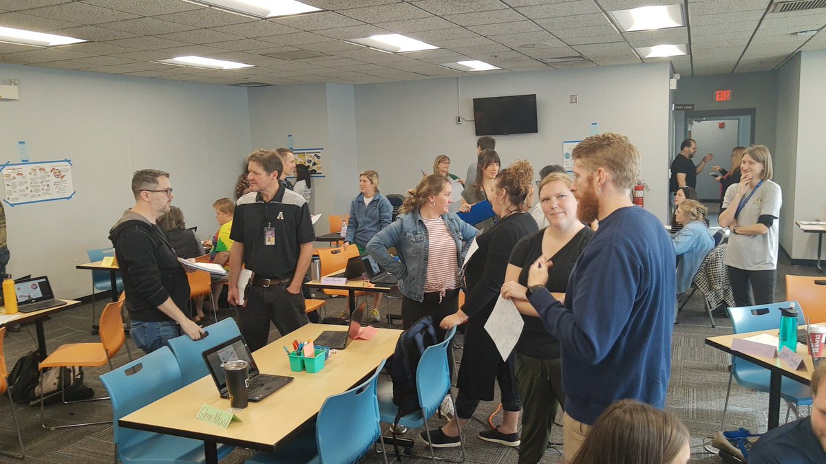 What do math teachers do on a Teacher Work Day? Learn together to intensify core instruction. #ecubed #enhanceelevateengage