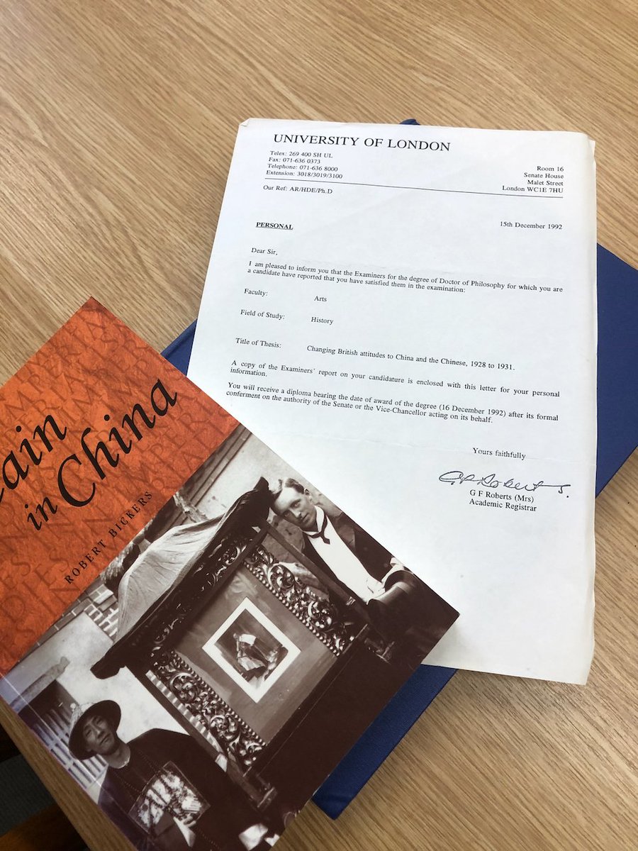 Robert Bickers tweet media