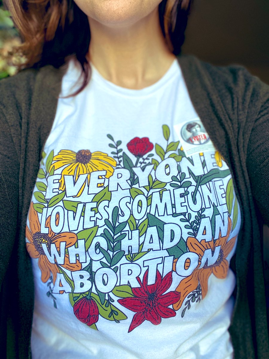 My “I Voted” sticker goes great with my <a href="/AbortionStories/">We Testify</a> Everyone Loves Someone Who Had An Abortion shirt #TakeControl #VoteYourValues