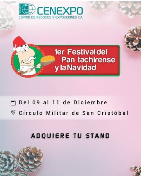 #07Nov Reunión en las instalaciones de CONSEPANTACHIRA, para la presentación del 1er Festival Pan Tachirense y la Navidad, propuesta presentada por la <a href="/cenexpo/">CENEXPO</a> y la Asociación de Panaderos del #Táchira 
<a href="/FreddyBernal/">Freddy Bernal</a> 
<a href="/TrompizCarlos/">Carlos Trompiz</a>
<a href="/Gob_Tachira/">Gobernación del estado Táchira</a>