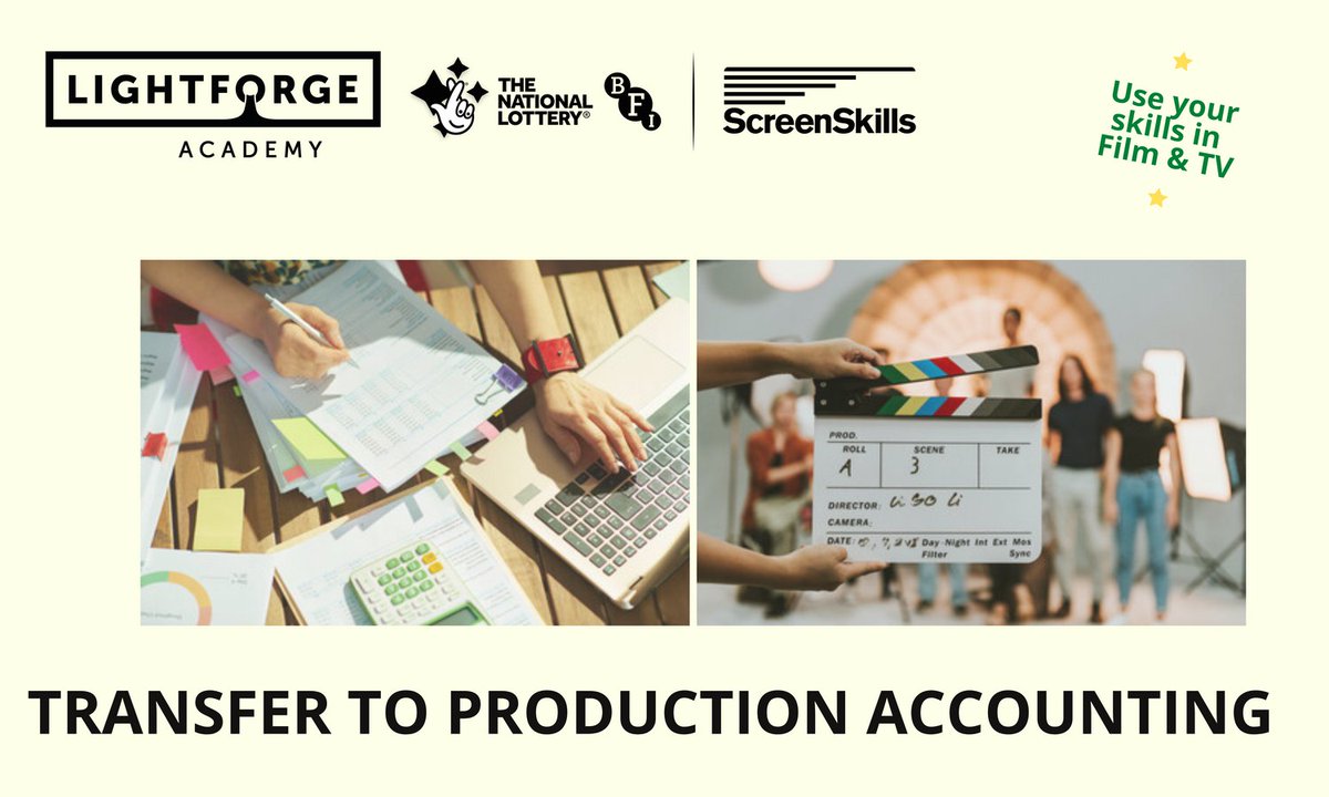 Sign up for the @ScreenSkills Transfer to Production Accounting course and learn how to use your skills in Payroll, Petty Cash, Budgeting and reporting and more for Film and TV.

#yourAAT #CIMA #Accountancy