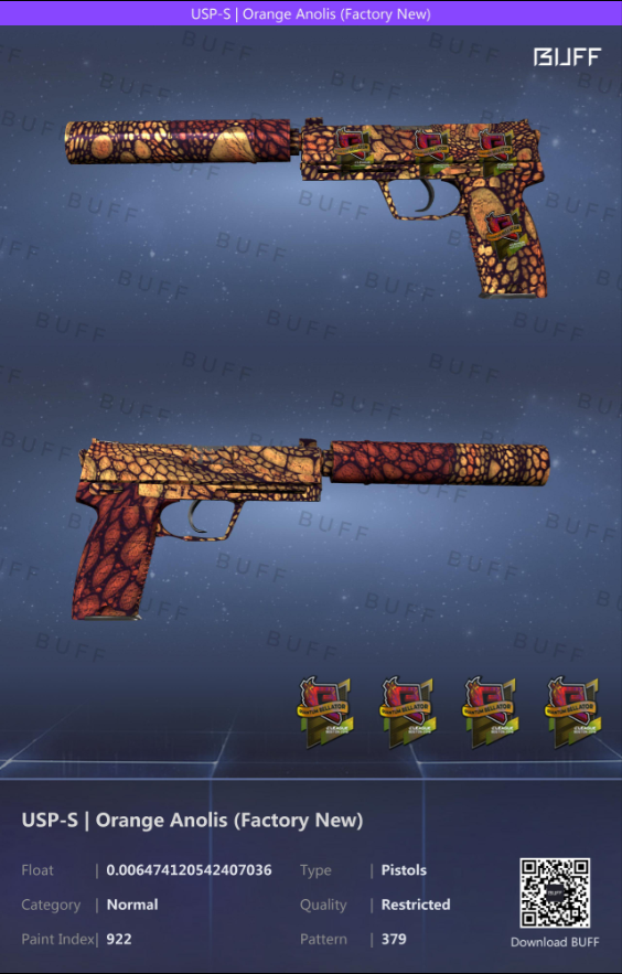 WINTER GIVEAWAY!❄️
Orange Anolis fv 0.006 and 4x Quantum Bellator Fire stickers (+20e in BUFF).

To participate:
Like this photo!
Follow: <a href="/KauboisCSGO/">Kaubois</a> 
Retweet this Tweet!

The winner will be drawn on Sunday 13.11!
#giveaway #kaubois