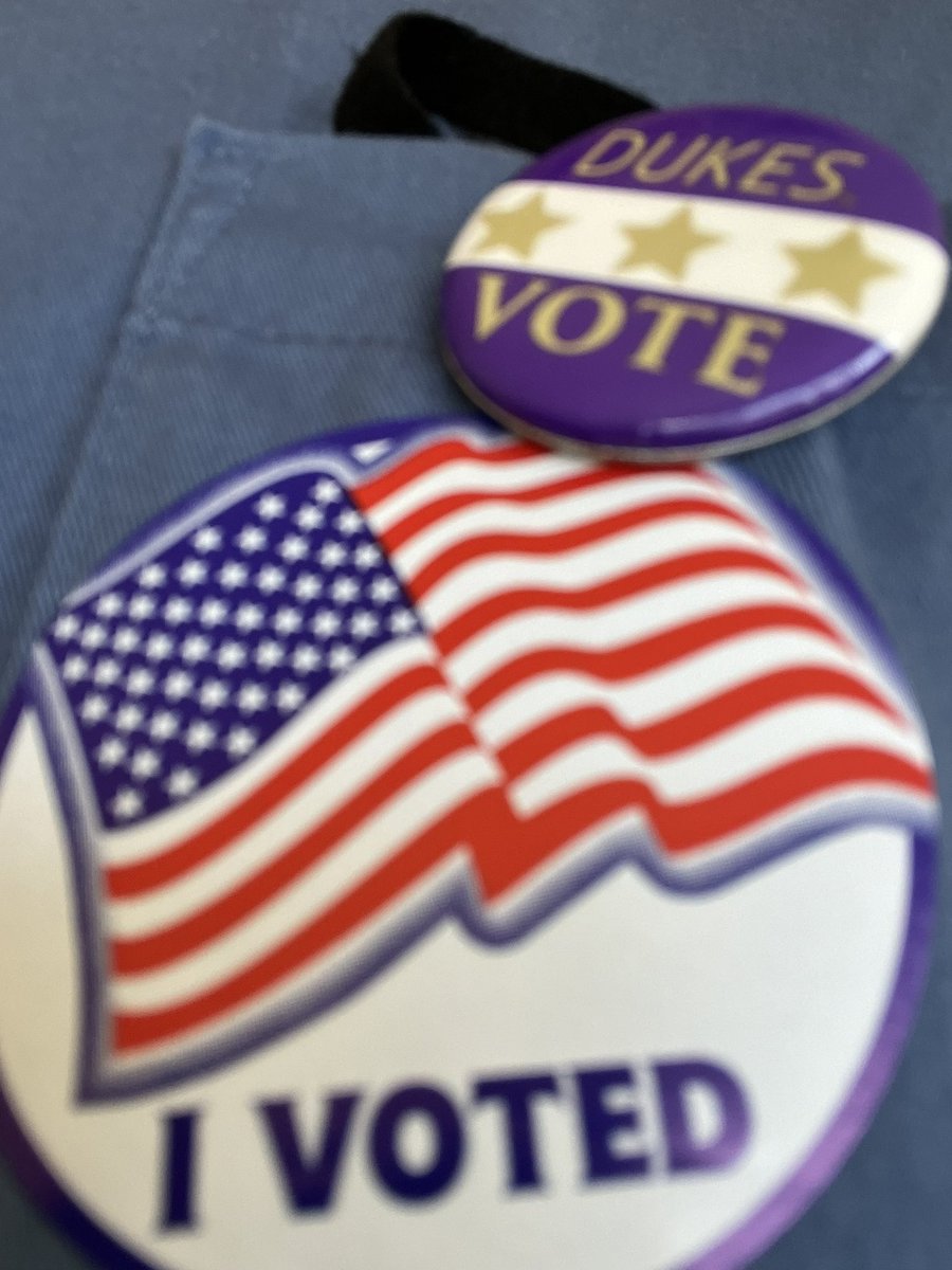 Thanks, poll workers for looking after our democracy today. #EDUC200 #01FA22