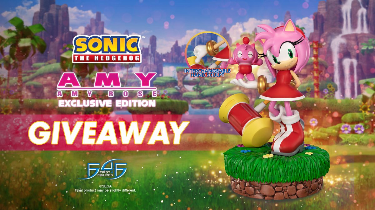 First4Figures's tweet photo. Want a free Amy Rose statue? Enter our giveaway for a chance to snag the statue! https://t.co/51mPNaLKds

Snag your own Amy Rose statue at https://t.co/ks4Jfi03lt today! Take advantage of our EARLY BIRD OFFER by placing your orders before 7th December 2022
https://t.co/810lnPhKau https://t.co/mfI4SQKZeL