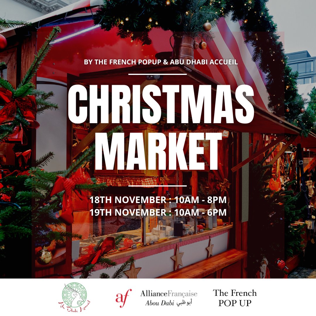 Tis the season! Join us in our Christmas Market this November.