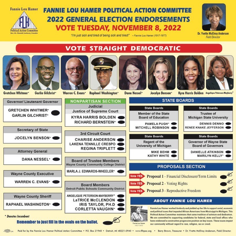 FannieLouHamer5's tweet photo. Deciding who to support? We will make it easy on you. VOTE https://t.co/5X1jzlDq2A