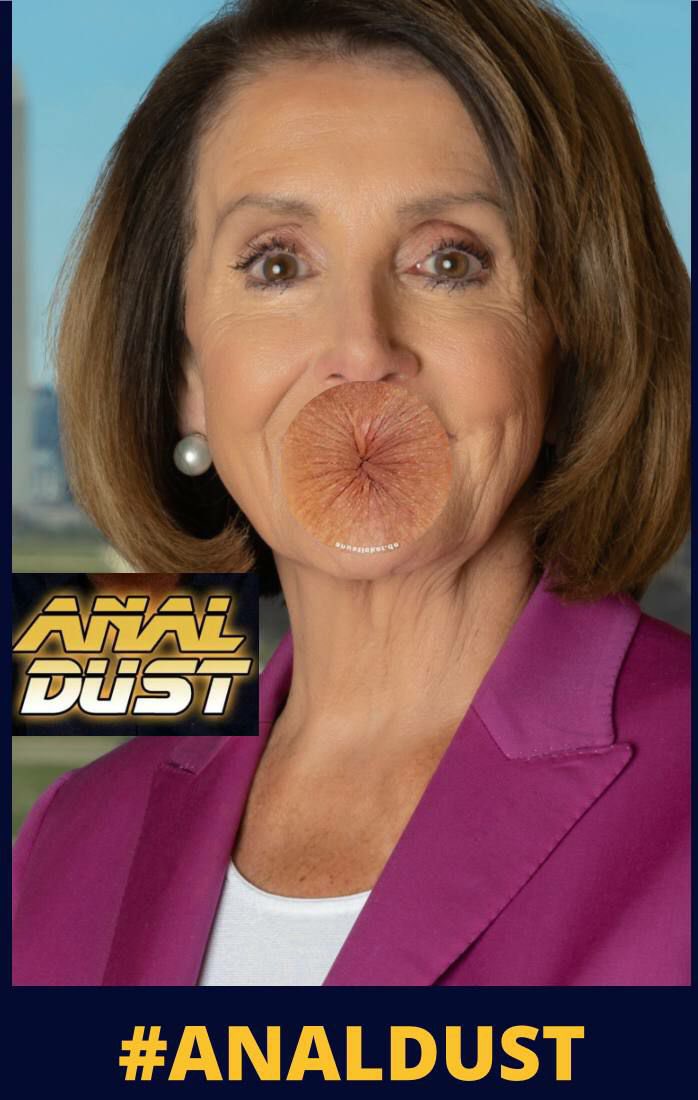 SidiousETH's tweet photo. @SpeakerPelosi wellcome to the #analized family of #Analdust 
#NancyPelosi https://t.co/AS3OqZSwCD