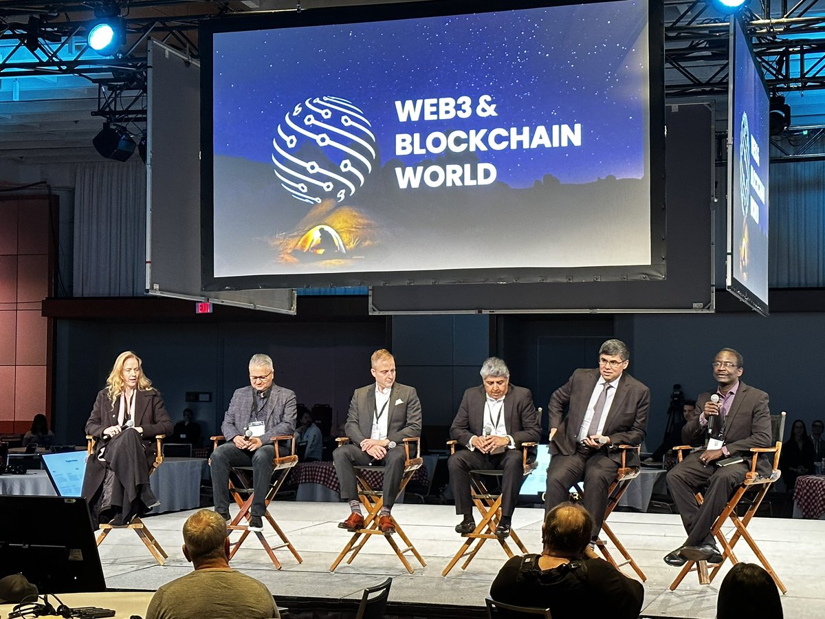 Watching a panel on “Being a leader in Web3” at <a href="/w3b_world/">Web3 & Blockchain World</a>. <a href="/TamaraHaasen/">tamara haasen</a> of <a href="/InputOutputHK/">Input | Output</a> representing on the panel !!!! Always a pleasure to hear words of wisdom and her thoughts on what is driving transformation. I spy a <a href="/IOHK_Charles/">Charles Hoskinson</a> in the audience too :) #CardanoCommunity