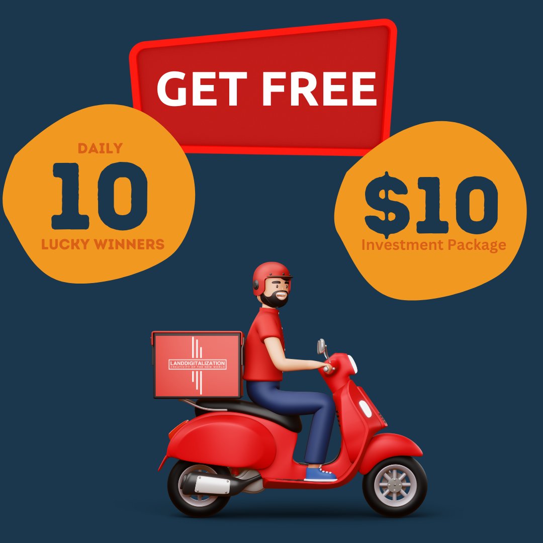 More info reach us:
t.me/LandDigitaliza…

Terms &amp; Conditions applicable.