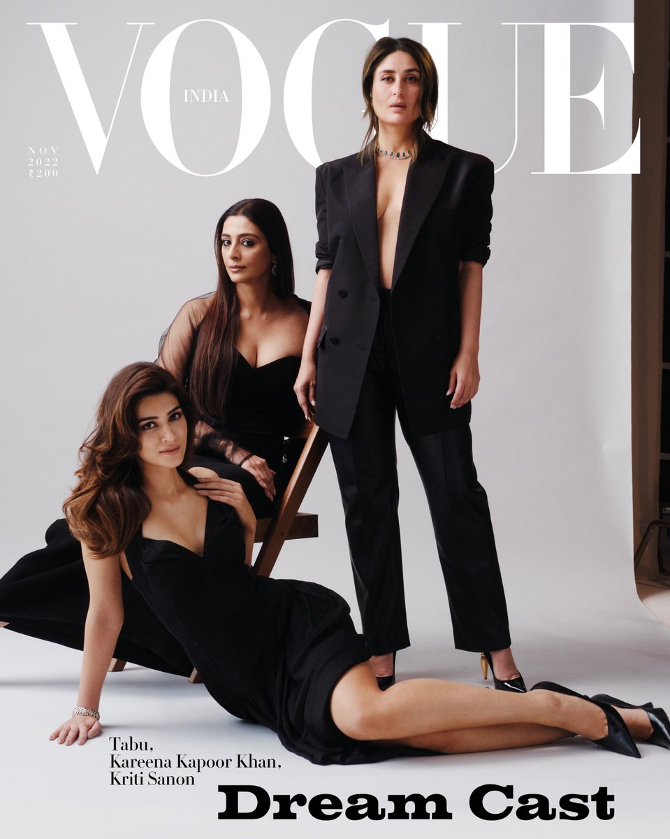VOGUE India (@vogueindia) on Twitter photo Exclusive: Vogue India's November cover stars—#KareenaKapoorKhan, #Tabu and <a href="/kritisanon/">Kriti Sanon</a>—chat about their upcoming movie and the changing face of Bollywood. Read the full story here: trib.al/SBzH4Xl Exclusive: Vogue India's November cover stars—#KareenaKapoorKhan, #Tabu and <a href="/kritisanon/">Kriti Sanon</a>—chat about their upcoming movie and the changing face of Bollywood. Read the full story here: trib.al/SBzH4Xl
