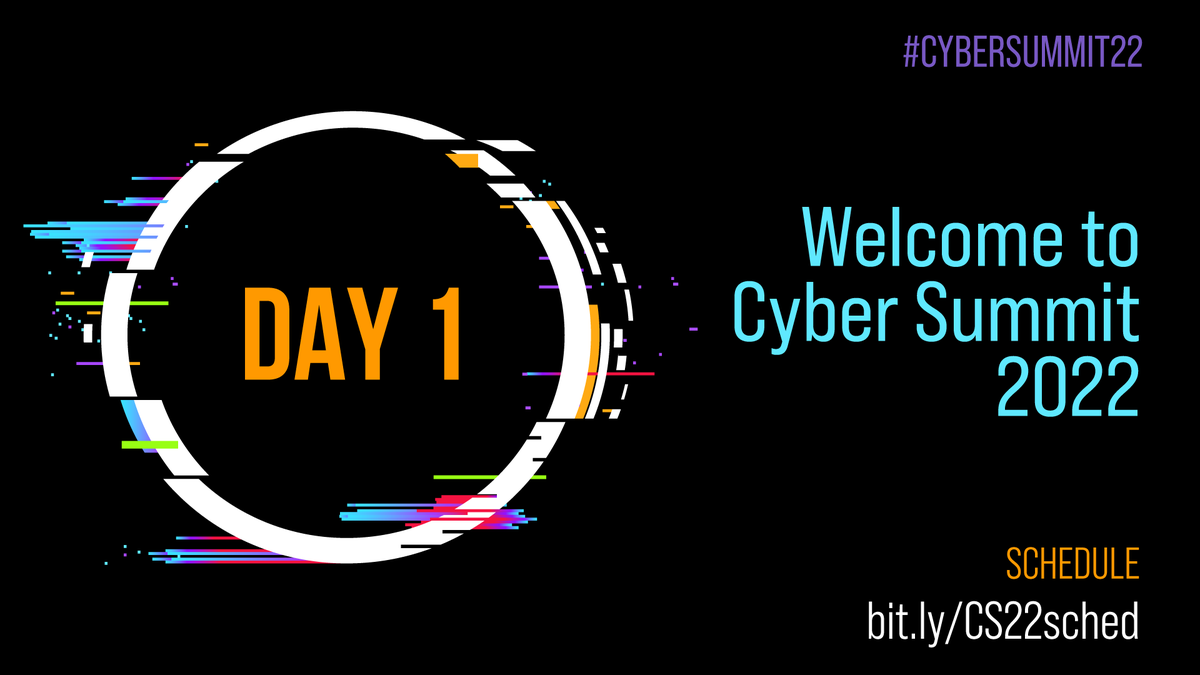 cybera's tweet photo. Welcome to day 1 of #cybersummit22!
You can find our full schedule here: https://t.co/PsDhaMqYSt https://t.co/C2TANMdpbL