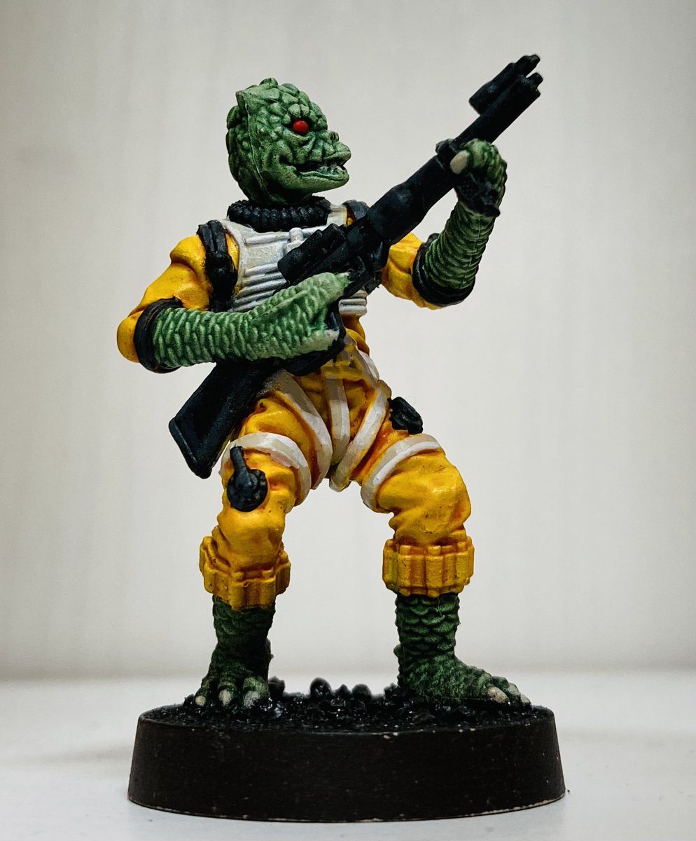 monkeylikesjam's tweet image. Bossk ready for the table. #StarWarsLegion #paintingminiatures