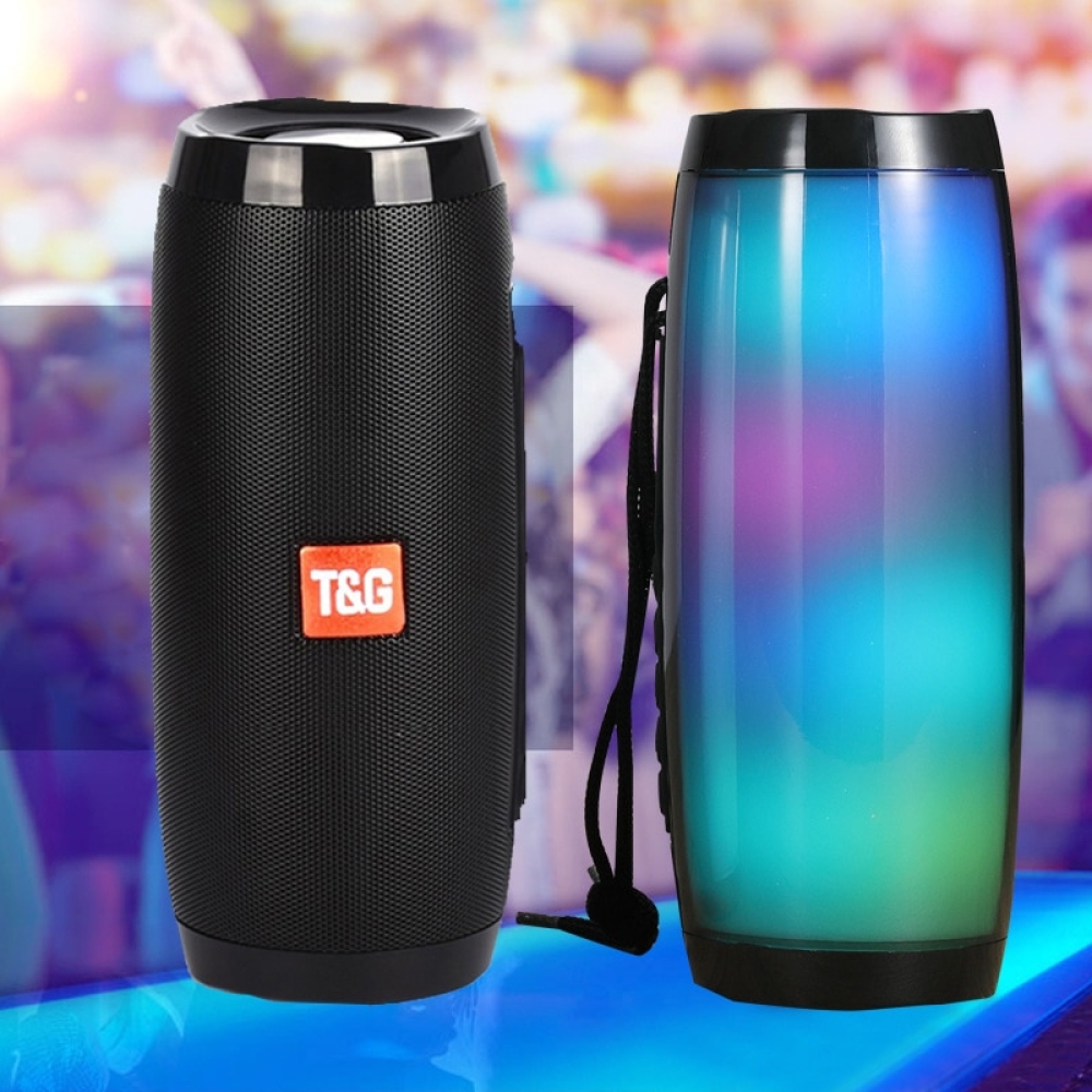 #hashtag3 Wireless Speaker Bluetooth-compatible Speaker Microlab Portable Speaker Powerful High Outdoor Bass TF FM Radio with LED Light azebraland.com/wireless-speak…