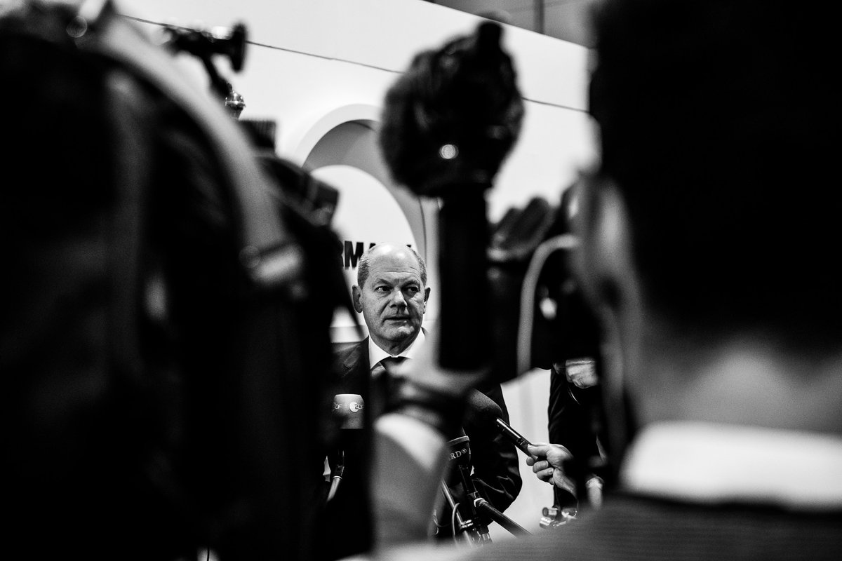 German Chancellor, Olaf Scholz raises issue of Egyptian-British hunger and water striker at special COP27 press conference