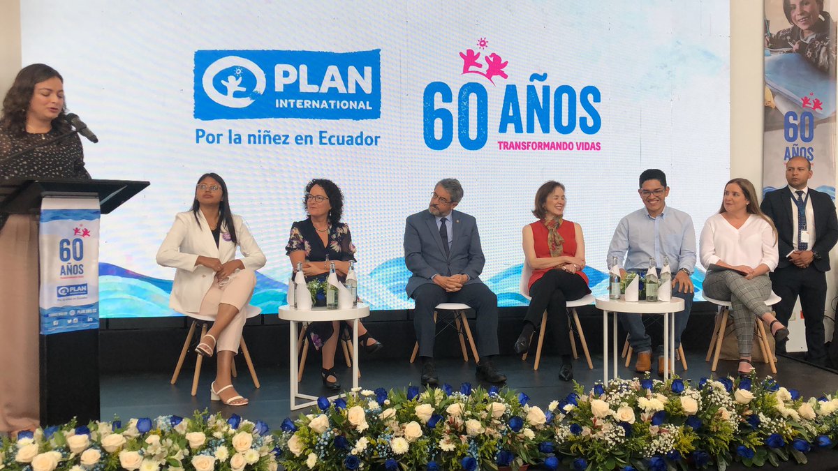 Plan_Ecuador's tweet photo. #60AñosPlanInternational | 📣Inicia el conversatorio “La trayectoria de Plan International en Ecuador durante 60 años y su proyección para el futuro”, el cual será facilitado por Evangelina Gómez-Durañona @evangelinagd, Miembro de la Junta Directiva de la Fundación Plan Ecuador. https://t.co/8mlo4T595F