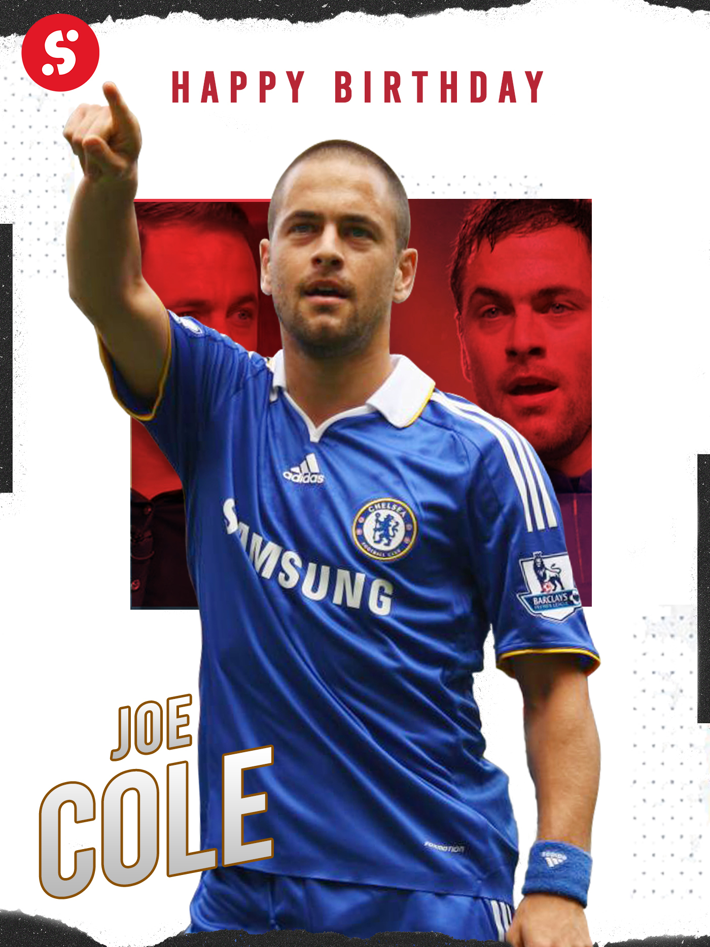 Happy birthday to former Chelsea forward Joe Cole, who turns 4  1  today!           