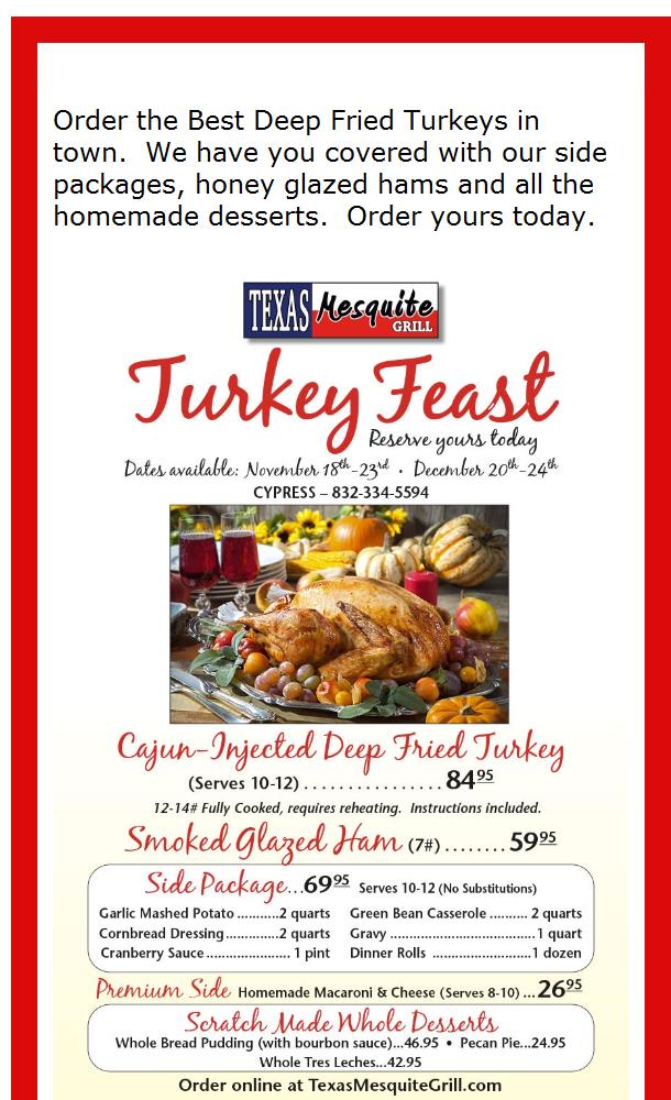 Turkey Time...Order Yours TODAY bit.ly/3fPG183