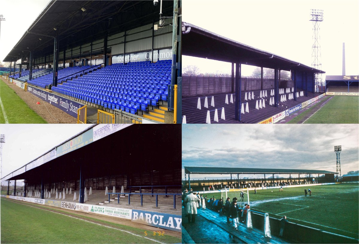 PhilB1883's tweet photo. @StockportCounty Edgeley Park through the ages #popside 4/5 https://t.co/nPkG8EvQLK