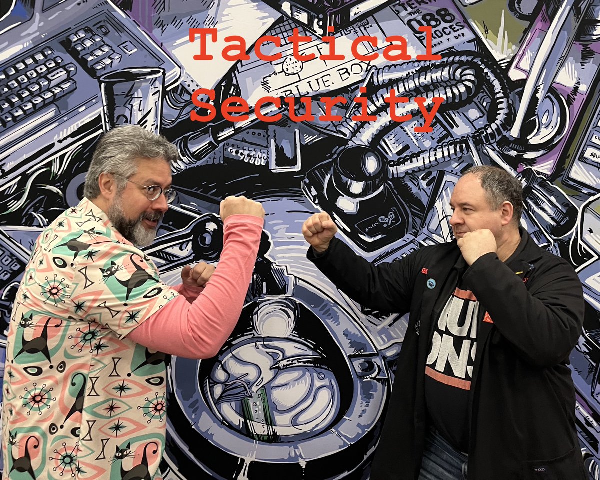 TactSec's tweet photo. .@jwgoerlich &amp; @DSchwartzberg are joined by @HackingDave with his story of defeating #MFA and revisits the 3-legged stool of security.

Listen to "THAS with Dave Kennedy" by Tactical Security @TactSec. https://t.co/a38b4aVaUy

#infosec #CyberSecurity https://t.co/tUutL2cgJH