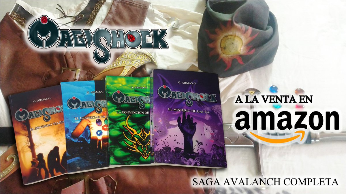 magishock's tweet photo. La saga de Avalanch completa ya está a la venta en Amazon. #magishock #saga #Amazon #books Que comience la magia https://t.co/kvqGvmfcgQ