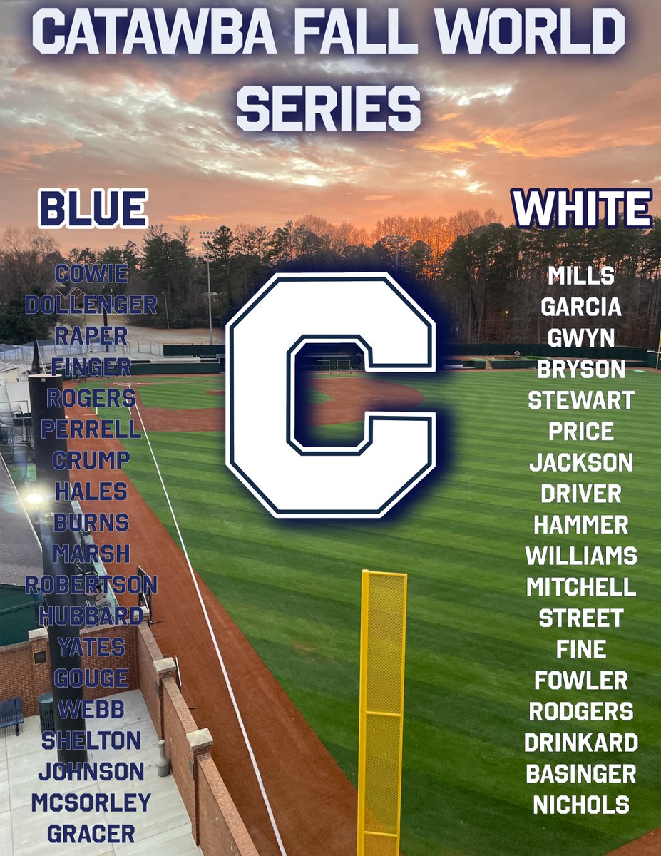 Our Fall World Series kicks off tomorrow!
Game times are:
11/9: 6 PM
11/10: 6 PM
11/11: OFF
11/12: 6 PM
11/13: 1 PM
11/14: 6 PM

Come out and watch!