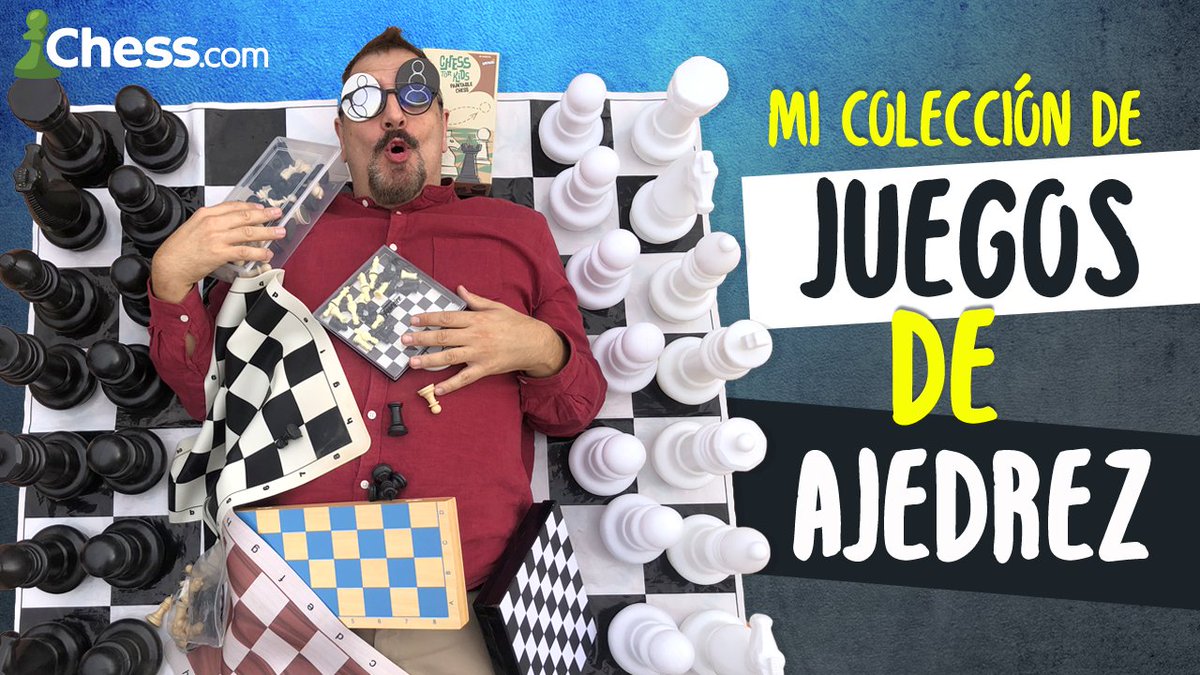 ¿Cuántos tableros y juegos de piezas tiene un verdadero friki del ajedrez? La respuesta en mi canal de YouTube.
