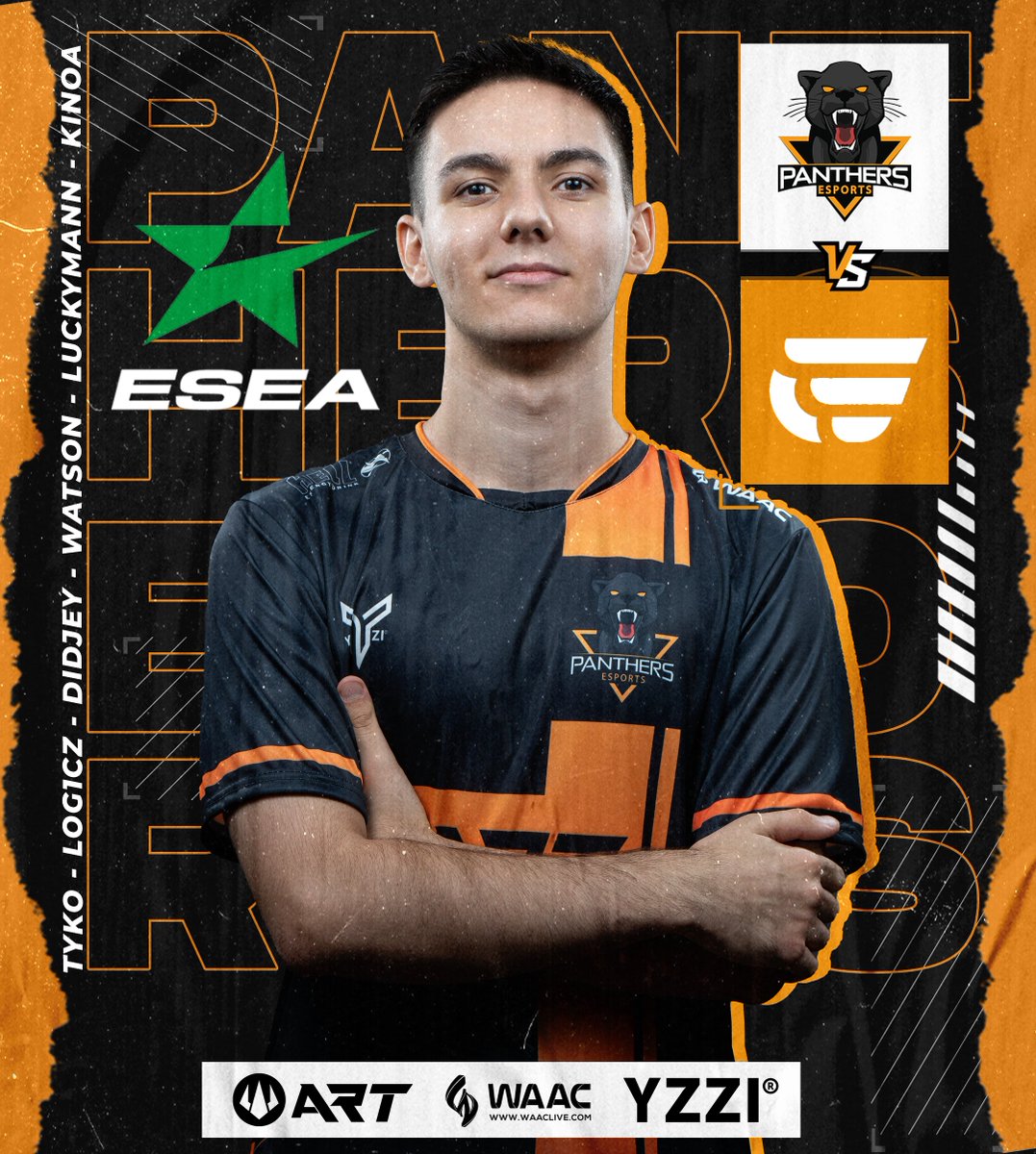 Estamos neste momento 2-2 a contar para a Season 43 da <a href="/ESEA/">ESEA League</a> Main League e hoje temos um novo confronto!

🆚@Clique_GG
🗓️08/11/22
⏰20:30H

<a href="/LogiczCS/">Log1cz</a> | <a href="/didjeycs/">Miguel Rodrigues</a> | @LucKyMaNNzZz | <a href="/WatsonJoao/">João watsoN Freitas</a> | <a href="/tyko_cs/">Luís Cunha</a> | <a href="/kinoa13_/">Alexandre 'kinoa' Pereira</a>

#GOPANTHERS #thewildsideofgaming #ESEA