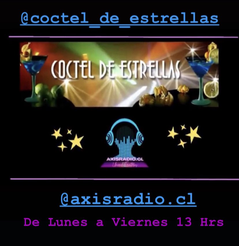 ZuritaInformada's tweet photo. RECUERDEN HOY 13 Hrs
#AxisRadio
#CocteldeEstrellas
#Destacamos
#EduardoValenzuela
#AlejandrodeRosas
#SolAzul
#SoledadGuerrero
#ReneBastias
#FrancisJadue
#Siven
https://t.co/3MInsW5AKq @solguerreroluz @RenebastiasCL @AlejandroDerosa https://t.co/YwKSAgqTtY