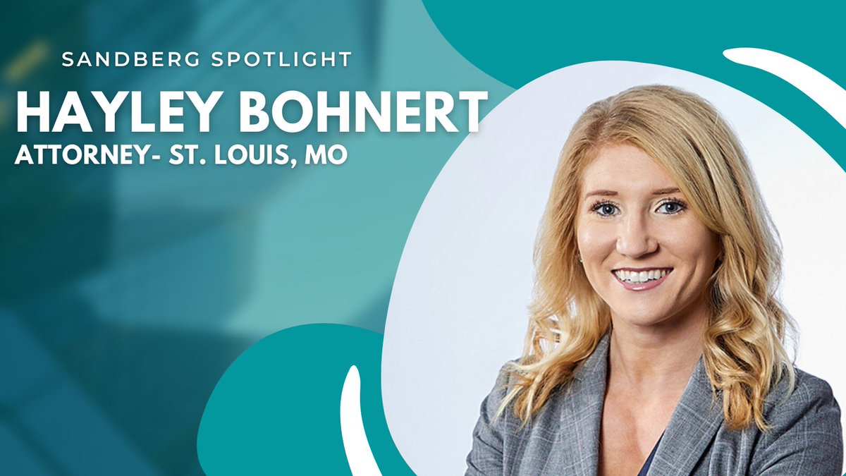 SandbergPhoenix's tweet photo. Please say hello to our #SandbergSpotlight of the week, Hayley Bohnert👋 Hayley is a member of the Hospital Defense team with particular focus on Behavioral Health and investigating claims of medical negligence. #SandbergPhoenix

Learn more about her here https://t.co/q4cCmwOT3d https://t.co/BZRS6oWPaV
