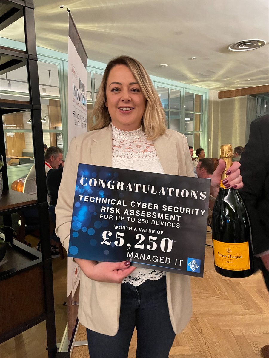 This week Annemarie Pye, Operations Director and Sophie Kettley, HR Change Manager have attended the Alternative Tech and Innovation Leaders’ Summit. 
Congratulations to Sophie on winning a cyber security risk assessment for up to 250 devices during networking! #SmartModernLaw
