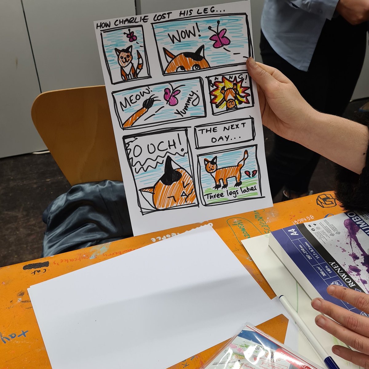 It was great to host a private viewing of the Cre8ive TV exhibition last Thursday. The exhibition displays art work from prisoners around the country, who were inspired by watching our Cre8ive TV Show. 

Until 21st November, you can come to view the exhibition in our café.