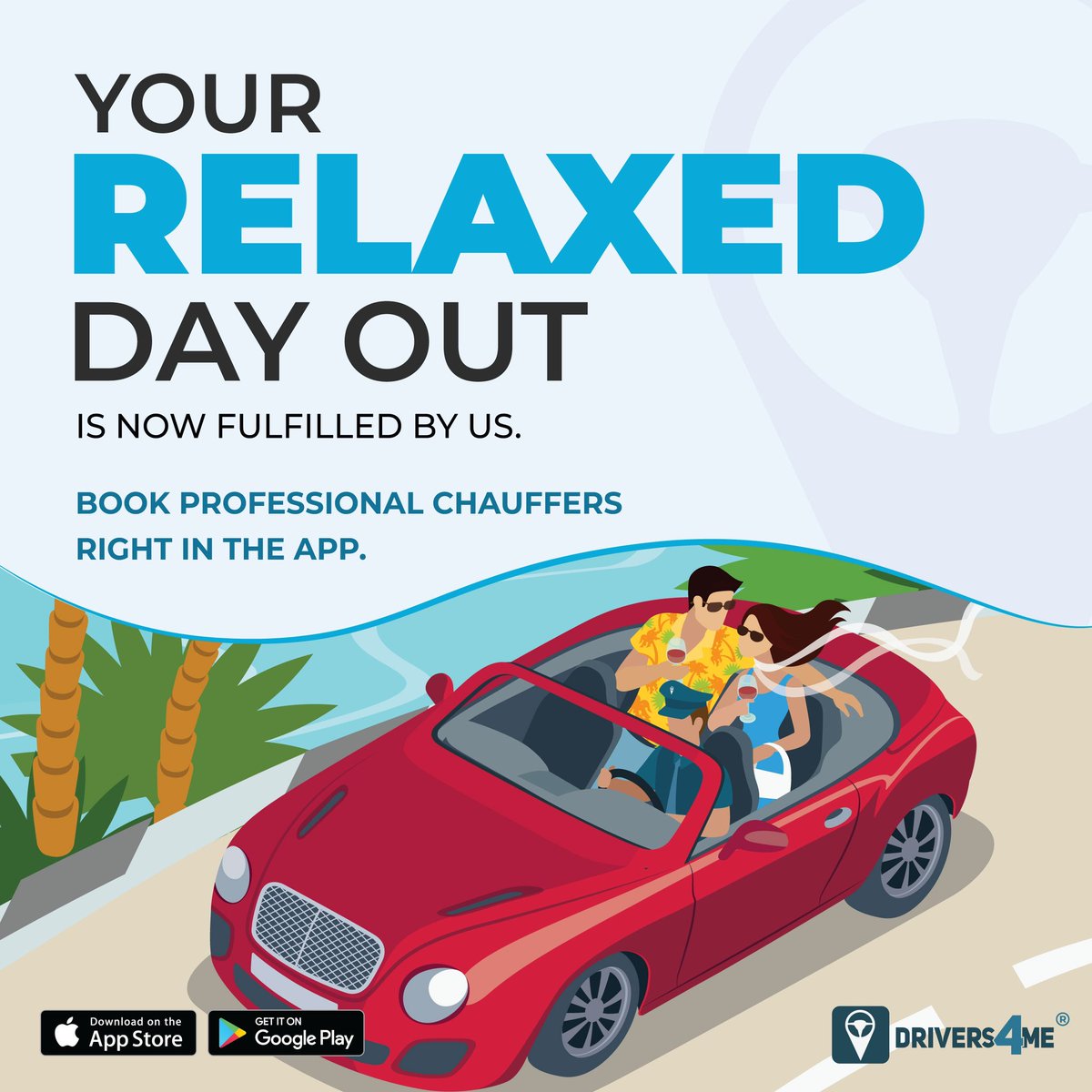 Drivers4Me's tweet image. Everyone deserves a time-out in their busy lives. You’re no different! Enjoy a road trip with us! 

Book a driver now! Available for both Android and iOS. 

#roadtrip #driver #driverservice #startup #Drivers4Me