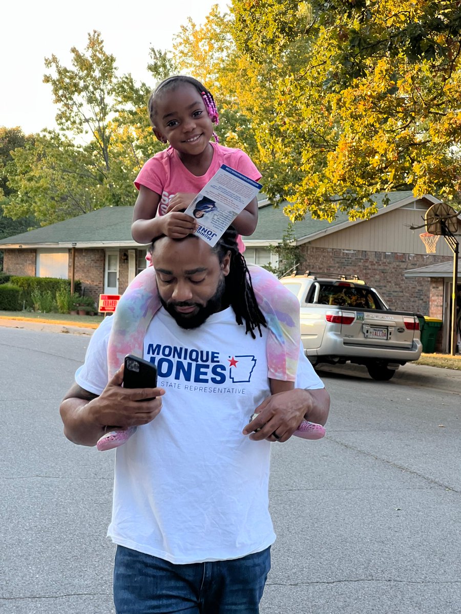 Today is Election Day!

I simply couldn't have made this incredible journey without the love and support of my beautiful family. They've knocked doors, made phone calls, and lifted me up. Just know that when you vote Monique Jones for State Rep - you will get all of #TeamJones!