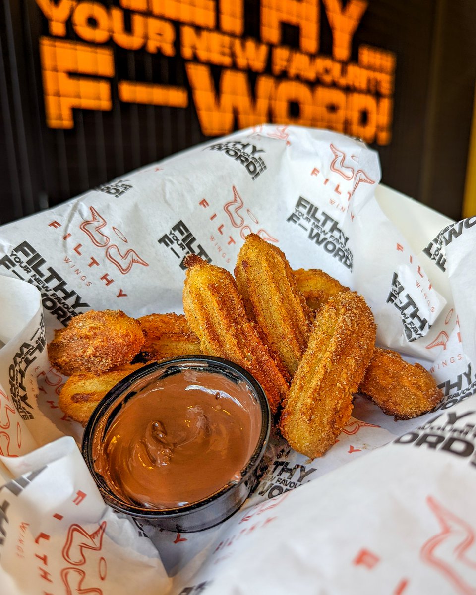 FilthyWings's tweet photo. It's CHURR-OH Tuesday! 🤤 

Spend £20 on @ubereats_uk and get FREE churros 👀

#tuesdayvibe https://t.co/EW8kwiPbgh