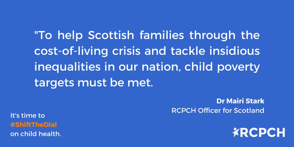 Across the UK, child health inequalities are widening. They are avoidable and unfair. We are calling on the First Minister to #ShiftTheDial on health inequalities driven by poverty.

Add your voice to this call: rcpch.eaction.org.uk/ShiftTheDial