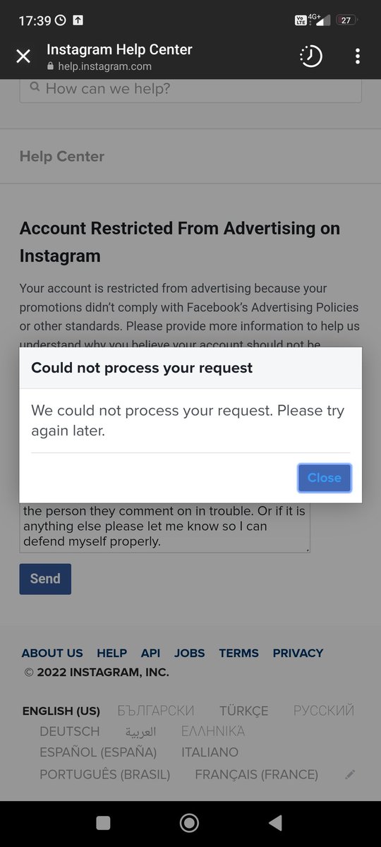 JustDo_itsfine's tweet photo. Hey @instagram
What is this and why do you refuse to accept me asking you? This thing appear after my first posting in more than a 2 weeks.... I am not promoting anyone or anything but myself. I have no idea what this is or why it happened? https://t.co/Mm0gyZ0x9o