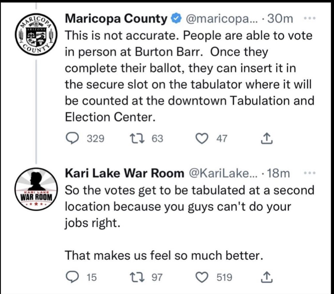 Stefanie Kammerman/The Stock Whisperer on Twitter: "Kari lake war room