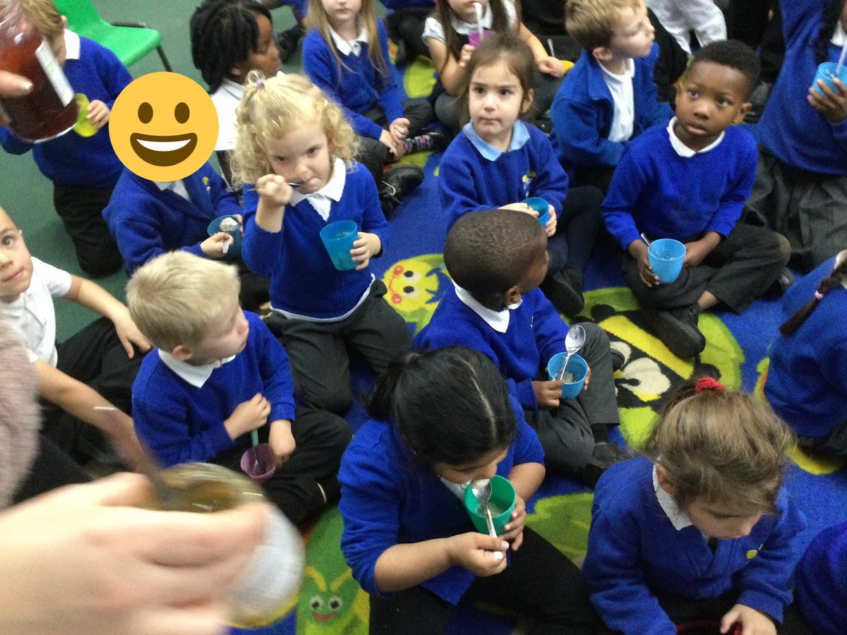 RecepStJamesNN5's tweet photo. This term through talk for writing we are learning to retell the story of the magic porridge pot. This afternoon the teachers used the magic words  “ cook pot cook, now we take a look, fully of yummy porridge now cook pot cook” and made some magic porridge for reception class. https://t.co/9X00wDPwPg