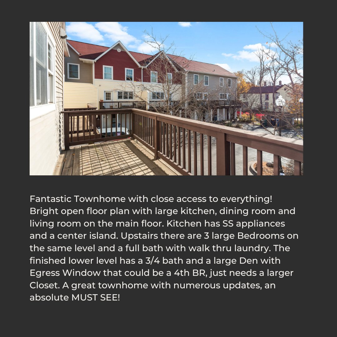 TheRyanJohnson4's tweet photo. ❤️ Just Listed!! 🏡 This bright/open ☀️ townhome is filled with numerous updates and is located close to everything MPLS has to offer! Check it out! 
#RJGRealEstate #JaredStonemanRealtor #TwinCitiesRealEstate #MPLSRealEstate #MPLSRealtor #TwinCitiesRealtor #eXpRealtyMN https://t.co/fMJpROT1rR