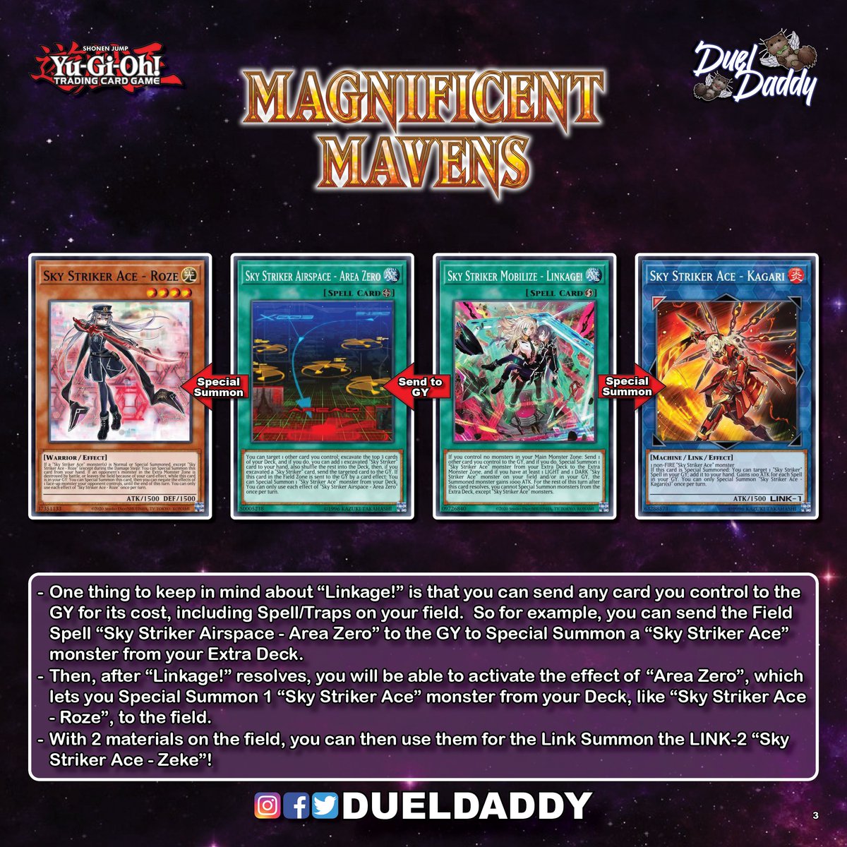 Continuing our coverage of MAMA, this week I'm taking a look at the new Sky Striker Quick-Play Spell Sky Striker Mobilize - Linkage! and ways on how to maximize its potential in Continuing our coverage of MAMA, this week I'm taking a look at the new Sky Striker Quick-Play Spell Sky Striker Mobilize - Linkage! and ways on how to maximize its potential in