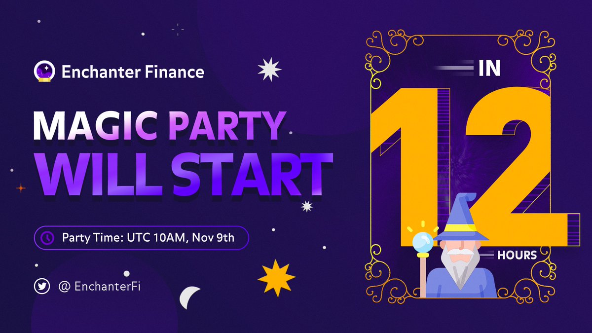 EnchanterFi's tweet photo. 🔮We are 12 HOURS AWAY from Enchanter Magic Party!!

🍬Stake your NFTs and earn Enchanter Candy Ball NFTs &amp; $ENT airdrop

🧙‍♂️1024 spots➡️first come first served

🔖Detailed guide on how to participate:https://t.co/Gm8NXvFF4Z

#Aptos #DEX #aptosairdrop https://t.co/GrAqBW2rXY