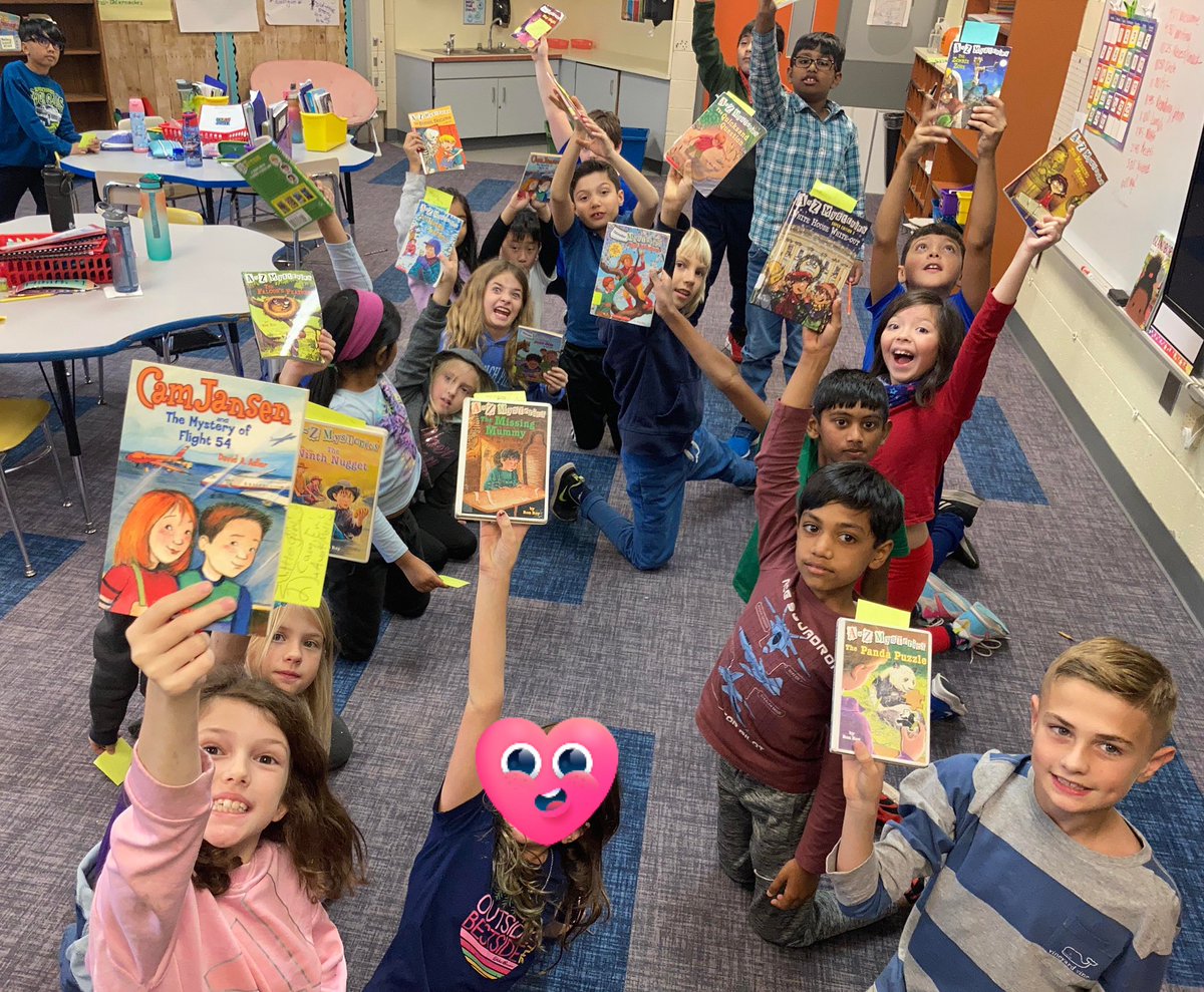 Fired up for our brand new MYSTERIES reading unit!! <a href="/BarnardTroy/">Barnard Elementary</a>