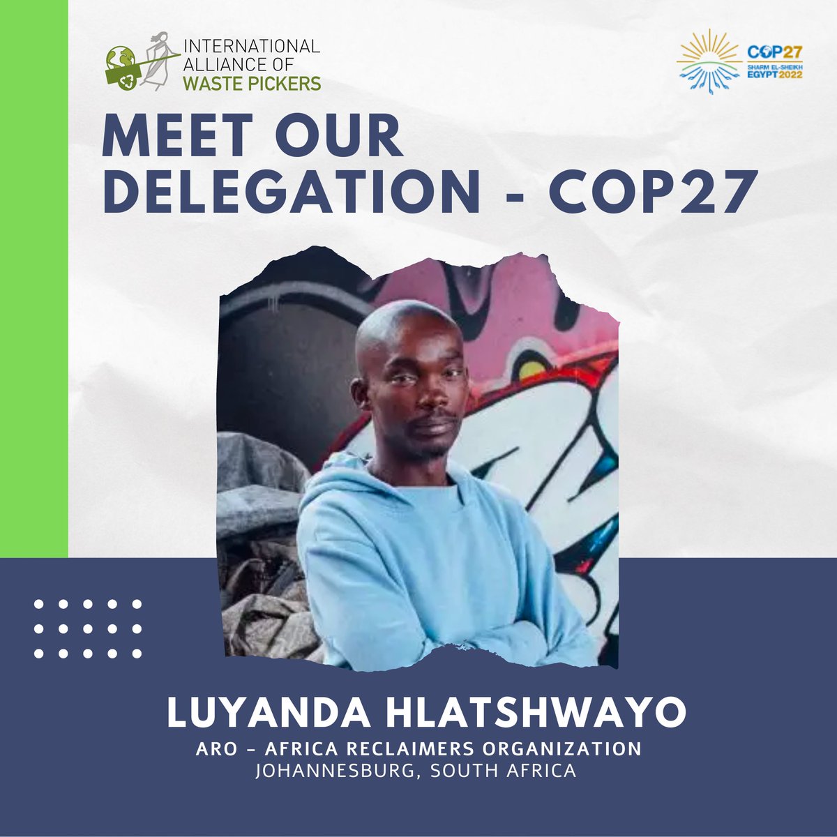 ♻️ International Alliance of Waste Pickers (@globalrec_org) on Twitter photo With the support of <a href="/GAIAnoburn/">GAIA -Global Alliance for Incinerator Alternatives</a> and <a href="/WIEGOGLOBAL/">WIEGO</a>, we will participate in <a href="/COP27P/">COP27</a> in Egypt. Our Delegation will be lobbying for the recognition of waste pickers as environmental workers who are contributing to climate change mitigation.
globalrec.org/2022/11/08/the… With the support of <a href="/GAIAnoburn/">GAIA -Global Alliance for Incinerator Alternatives</a> and <a href="/WIEGOGLOBAL/">WIEGO</a>, we will participate in <a href="/COP27P/">COP27</a> in Egypt. Our Delegation will be lobbying for the recognition of waste pickers as environmental workers who are contributing to climate change mitigation.
globalrec.org/2022/11/08/the…